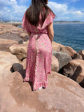 Robe longue Chloe cashmere pink