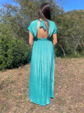Robe berenice turquoise